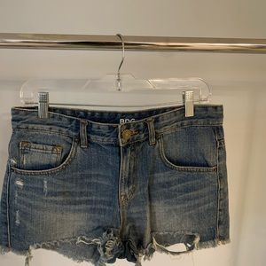 Denim high waisted shorts size 27